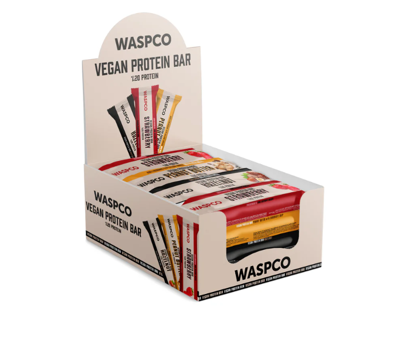 Vegan Protein Bar Mixed Protein Pack, 40g x 12 Pieces